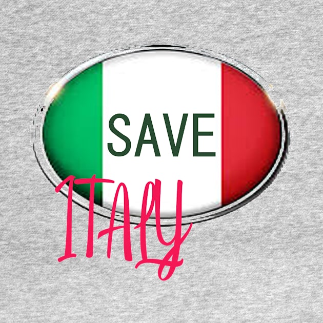 SAVE ITALY - ITALY - ITALIAN - ITALIAN FLAG - SERIE A - FOOTBALL - CORONA by Mbah_Kasiyo_SHOP